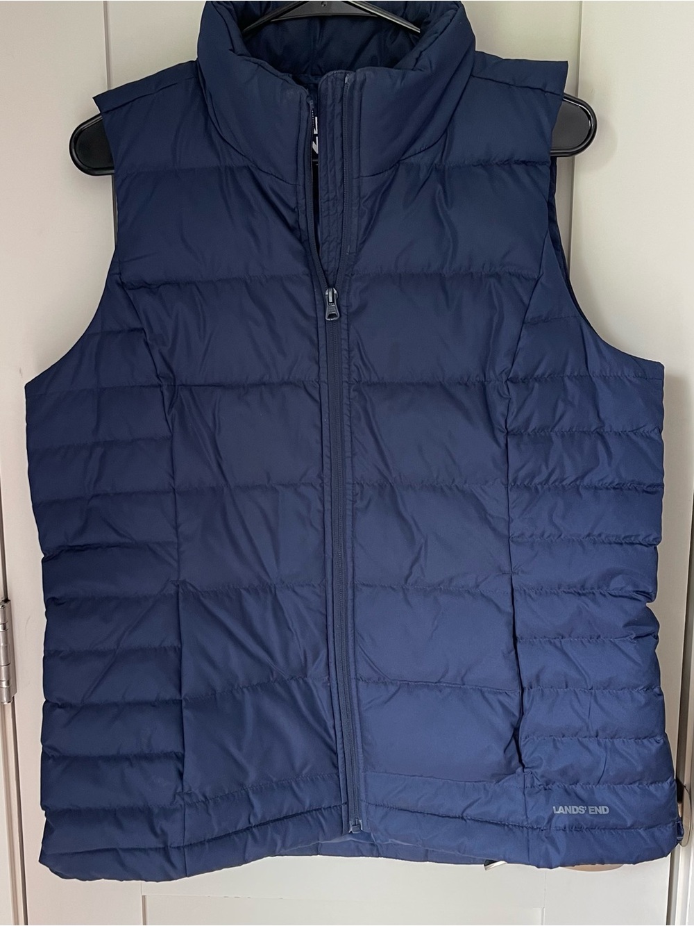 Lands' End Navy Blue Puffer Lands' End Navy Blue Puffer Vest Mens Size Medium